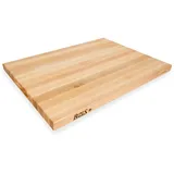 John Boos Boos Block Profi-Schneidebrett XXL – 61 x 46 x 4 CM - Nordamerikanisches Ahorn Schneidebrett Holz Gross – Antibakteriell – Schneidebrett Dick - Hackbrett - Hackblock- Lebensmittelecht – Servierbrett