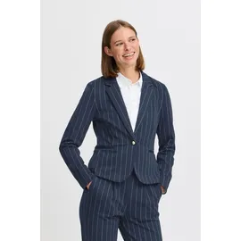 B.YOUNG Kurzblazer BYROWAN BLAZER - 20815719 karierter Blazer in Blau | Gr.: 34