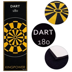 Kingpower Dartmatte Dart Matte Dartteppich Turnier Matte Dartmatte Teppich Darts 2 Größen gelb 80 cm x 237 cm