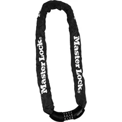 Fahrradschloss Stahlkettenglied [mit Zahlen] [90 cm Kette] SCHWARZ No Size