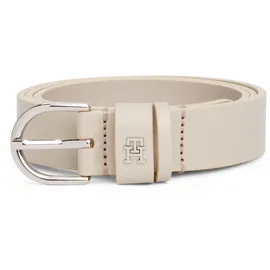 Tommy Hilfiger Damengürtel Leder 2,5 cm breit beige 90