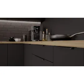 Küchen-Preisbombe Winkelküche Siena L-Form 350 x 290 cm schwarz matt