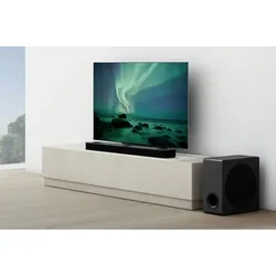 LG Electronics DS80QY.DDEULLK Soundbar Schwarz inkl. kabellosem Subwoofer, Dolby Atmos®, WLAN, Bluet