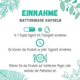 sinoplasan gmbh Nattokinase 100 mg Mono 20.000 FU Kapseln 120 St.