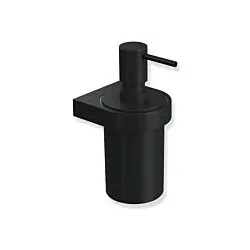 Hewi System 800 Seifenspender 800.06.11060CV Halter und Becher schwarz tiefmatt, mit Halter