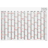 Glocken Plakatkalender 98x68,5cm Weiß 2026
