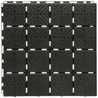 Prosperplast Easy Square Bodenplatte 40 x 40 cm schwarz