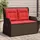 vidaXL Gartenbank 1-tlg 220 x 60 x 70 cm Braun