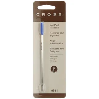 Cross 10Großraumminen für kugelschreiber, mittlere Spitze, blaue Tinte