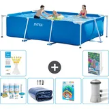 Rechteckiger Frame Pool - 300x200x75 Cm - 7-teilig  S108