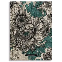 Matabooks Notizbuch Chrysanthemum A5 blanko farbig