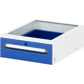 Rau Unterbau-Container mit 1 Schublade, B425xT600xH175mm, RAL7035/RAL5010