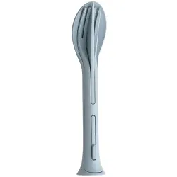Koziol KLIKK POCKET Besteck-Set 3-teilig 4036716 , Farbe: blau