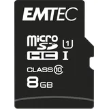 Emtec microSDHC Gold+ 8GB Class 10 + SD-Adapter