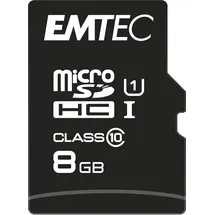 Emtec microSDHC Gold+ 8GB Class 10 + SD-Adapter