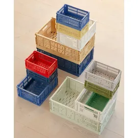 HAY Aufbewahrungsbox Colour Crate S 17 x 10,5 cm 1-tlg. hellgrau