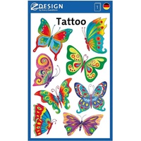 Avery Zweckform Klebetattoo Schmetterling, 8 Etiketten