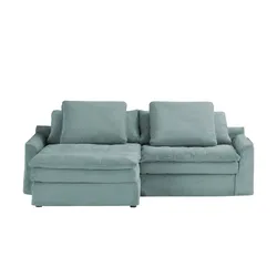 SOHO Ecksofa  Sake ¦ blau ¦ Maße (cm): B: 234 H: 95 T: 182