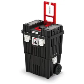 Kistenberg Werkzeugtrolley 3in1 rot|schwarz 450 x 360 x 640 mm