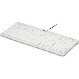 Bakker Elkhuizen BakkerElkhuizen UltraBoard 960 V2 Standard Compact, weiß/grau, USB, DE (BNEU960V2DE)