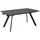 VCM Blackburn 240 x 75 x 97 cm schwarz