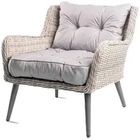 TexDeko Gartenpolster 80 x 80 x 12 cm grau 2-tlg.