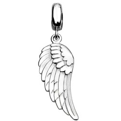 Nenalina Charm Flügel Engel Glücksbringer 925 Silber OneSize Damen 