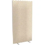 Paperflow Trennwand easyScreen Classic Chic, 60053 bunt 94,0 x 173,4 cm, 1 St.