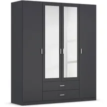 Rauch Kleiderschrank GAMMA 181 x 210 x 54 cm Grau