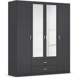 Rauch Kleiderschrank GAMMA 181 x 210 x 54 cm Grau