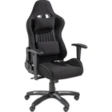 Home4You Chefsessel Polyester Schwarz