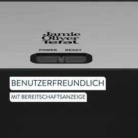 Tefal Jamie Oliver 2-in-1 Sandwich-Waffel-Kombigerät, Antihaftbeschichtete Platten, spülmaschinengeeignet, Betriebs- und Temperaturkontrollleucht...