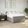 vidaXL Boxspringbett 140 x 200 cm Taupe