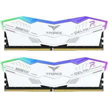 Team Group Delta α (2 x 16GB, 6000 MHz, DDR5-RAM, DIMM), RAM, Weiss