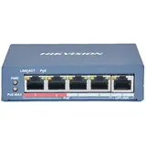Hikvision Switch Hikvision DS-3E0105P-E(B) 4x PoE 1x Uplink Metallgehäuse Blau