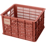 Basil Fahrradkasten Crate M, terra red, 45x35x25 cm