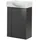 Fackelmann Waschbeckenunterschrank 44 x 60 x 24,3 cm Anthrazit