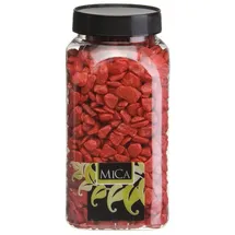 OEM Mica Decorations Dekorative Steine rot 650 ml/1 kg