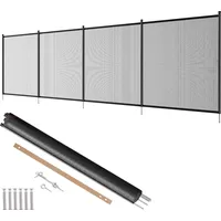 Vevor Poolzaun schwarz 1,21 x 3,66 m