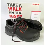 ELTEN Sicherheitsschuhe - Renzo Low ESD S2 SRC Halbschuhe Arbeitsschuh (Rutschhemmend, Obermaterial aus Leder, Stahlzwischensohle, Stahlkappe) 37