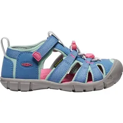 KEEN Kinder Sandalen SEACAMP II CNX C-CORONET, CORONET BLUE/HOT PINK, 31