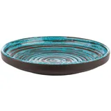 APS Teller CANCUN blau/braun 18,0 cm