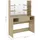 vidaXL vidaXL, Schminktisch mit Led-beleuchtung 100x40x135 cm) Mdf Eiche-optik