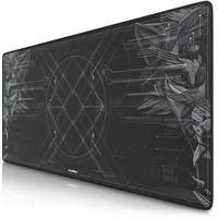 Titanwolf Gaming Mauspad XXL, glattes Stoffgewebe, Speed Mousepad 900 x 400mm große Fläche, HUD Motiv