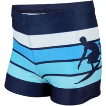 Aquarti Gestreifte Badehose Blau 146