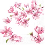 Ihr Ideal Home Range GmbH Ihr Papierserviette Sakura rose (20 St), 33 cm x 33 cm