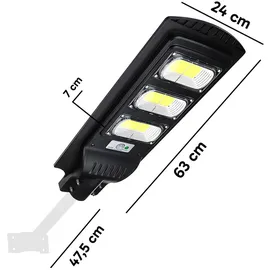 Retoo Solar-Straßenlampe mit Dämmerungssensor LED PILOT 240 W