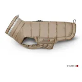 Wolters Hundemantel Steppjacke Cosy, in verschiedenen Größen, für Hunde, mit reflektierenden Details braun 48cm Dackel