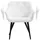 CLP Esszimmerstuhl Langford weiß/Kunstleder