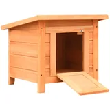 vidaXL Katzenhaus 50x46x43,5 cm Kiefernholz & Tannenholz